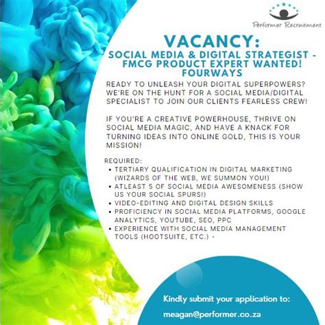 performer recruitment south africa.